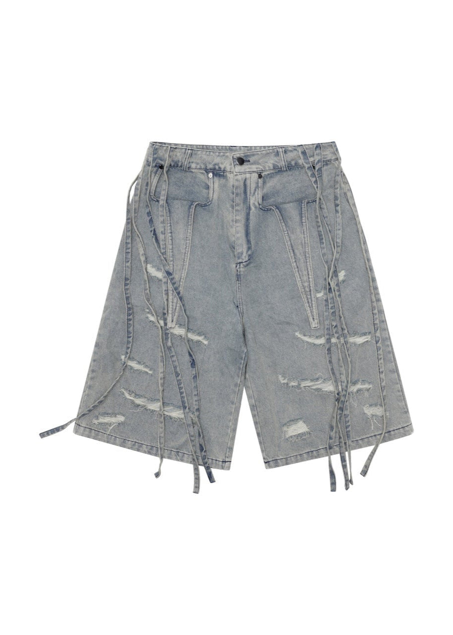 Strap Baggy Shorts